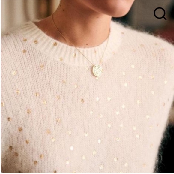 Sezane Lupin Wool Mohair Sweater Sz S - Picture 2 of 7